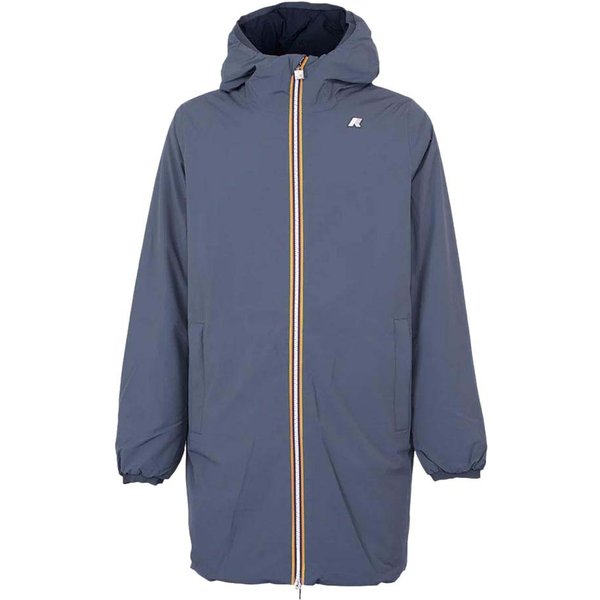 K-Way Parka Jacob St Warm Double Revers Blu Blu Uomo M