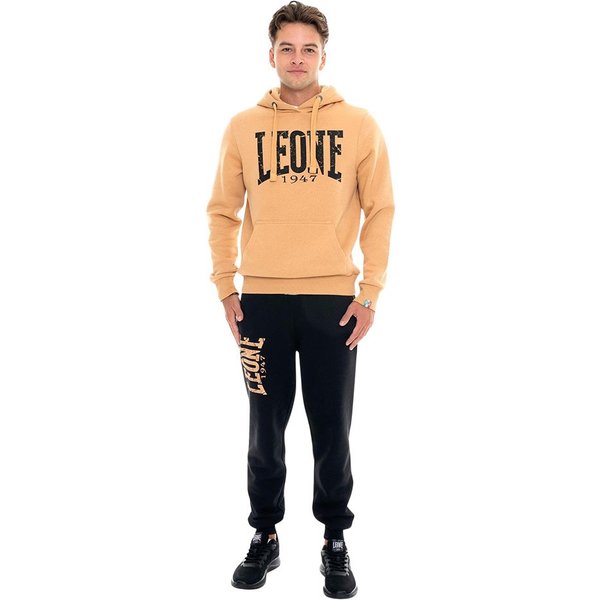 Leone Tuta Sportiva Con Cappuccio Big Logo Moro Uomo M
