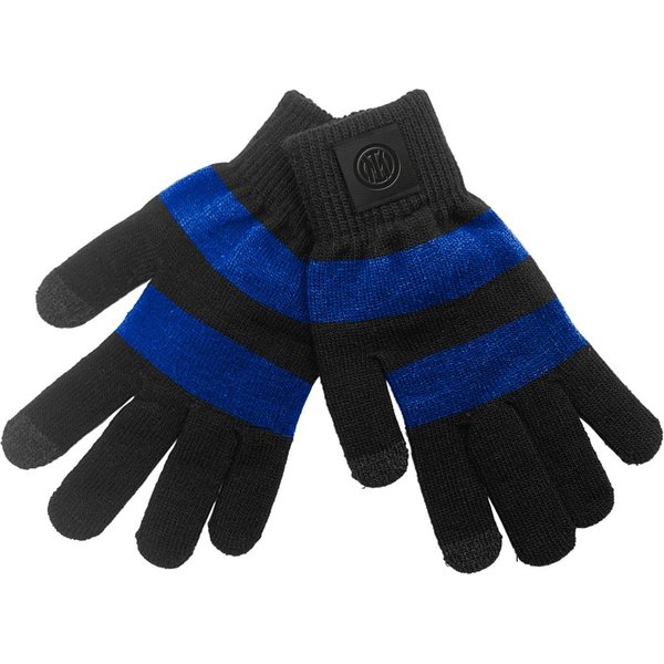 Imma Guanti Calcio Milan Righe Nero Rosso Uomo TU
