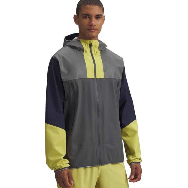 Under Armour Giacca Running Halo Run Giallo Grigio Uomo M