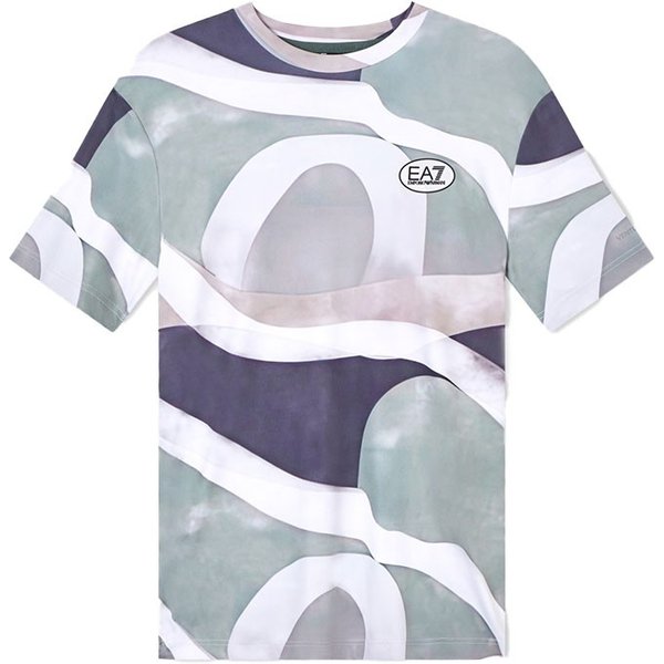 Ea7 T-Shirt Tennis Pro Graphic Sonego Verde Uomo L