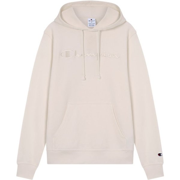 Champion Felpa Logo Tonale Latte Uomo S