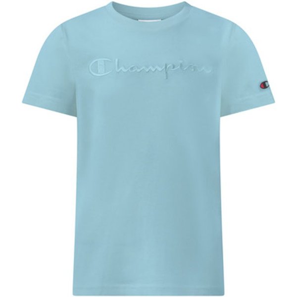 Champion Maglietta Palestra Logo Tonale Azzurro Bambino M