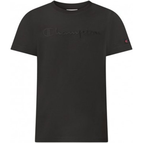 Champion Maglietta Palestra Logo Tonale Nero Bambino L