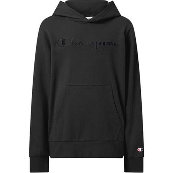 Champion Felpa Palestra Con Cappuccio Logo Tonale Nero Bambino M