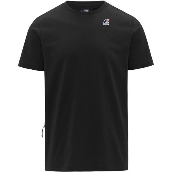 K-Way T-Shirt Leonide Nero Uomo S