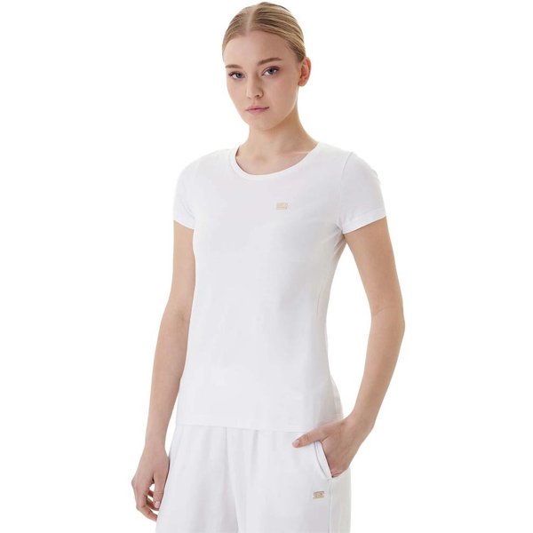 Ea7 T-Shirt Logo Core Bianco Donna L