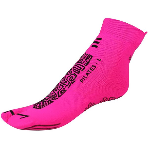 R-Evenge Calze Da Pilates One Finger New Fucsia/Nero Unisex 34/37