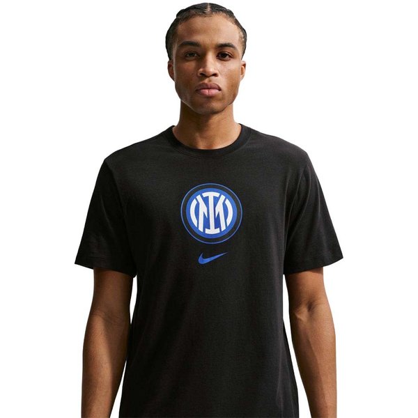Nike Inter Maglia Maniche Corte Crest Nero Uomo M