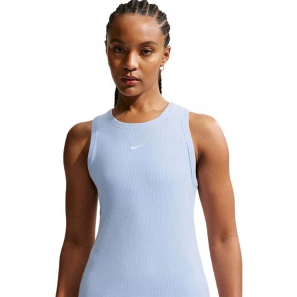 Nike Sportswear Canotta Costine Azzurro Donna M