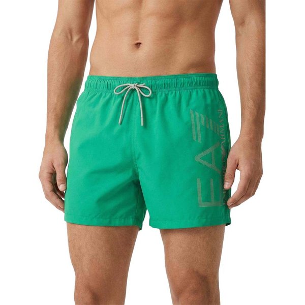 Ea7 Costume Boxer Logo Verde Uomo M