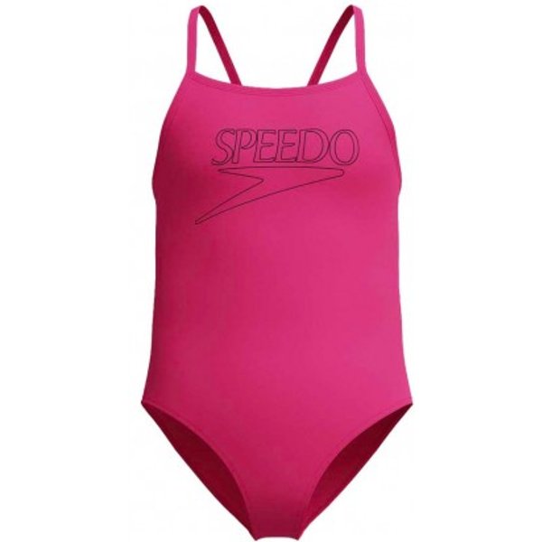 Speedo Costume Intero Piscina Endurance Thinstrap Rosa Bambina 8 Anni