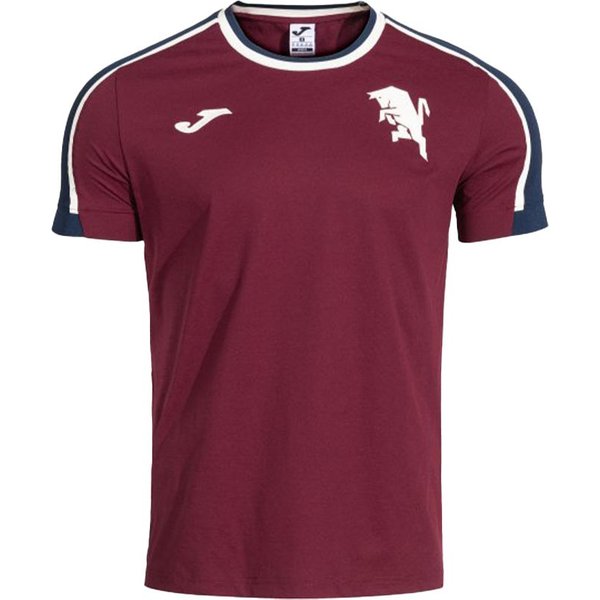 Joma Sport Maglia Maniche Corte Torino Free Time Granata Bianco Bambino 11-12 Anni