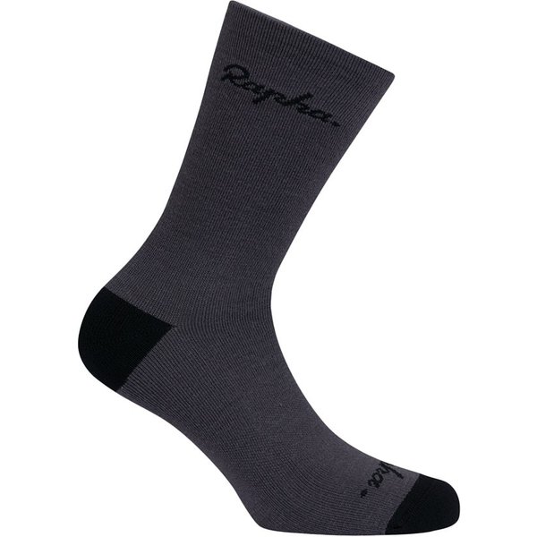 Rapha Calze Ciclismo Merino Grigio Scuro Nero S