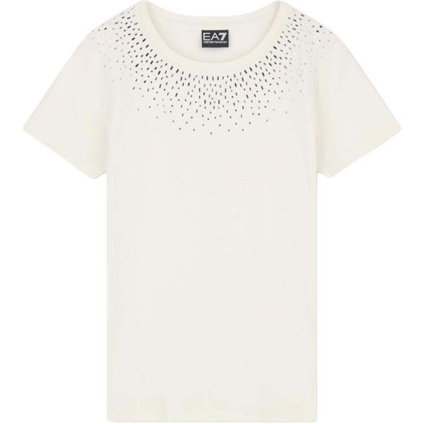 Ea7 T-Shirt Precious Bianco Donna XS
