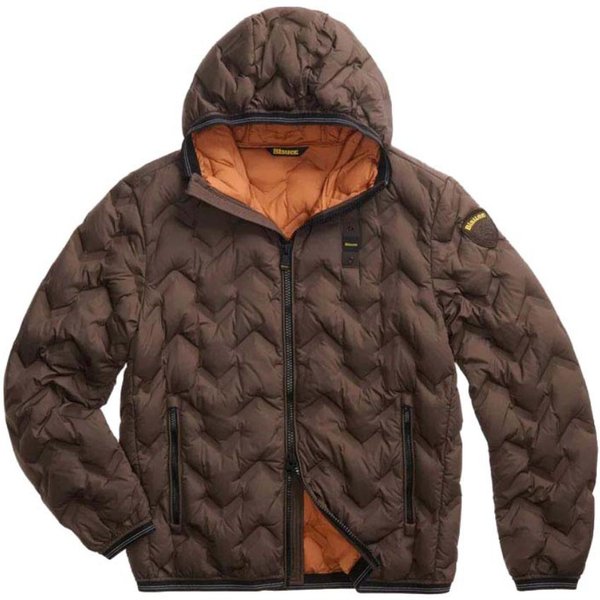 Blauer Piery Giacca Spigato Marrone Uomo XL