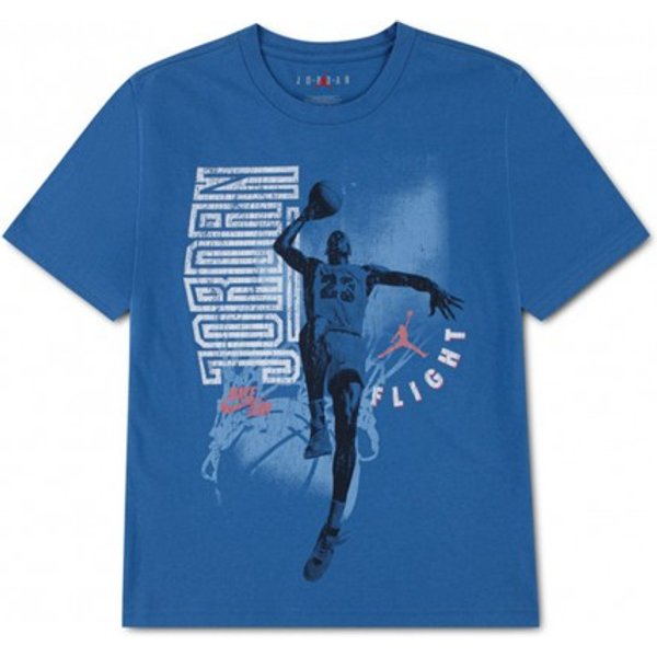 Nike T-Shirt Palestra Hang Time Blu Bambino 13/15 Anni