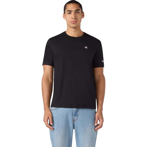 Champion Pantaloni Logo Piccolo Nero Uomo L