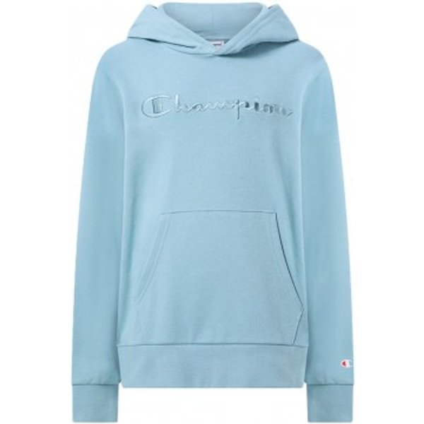 Champion Felpa Palestra Con Cappuccio Logo Tonale Blu Bambino L