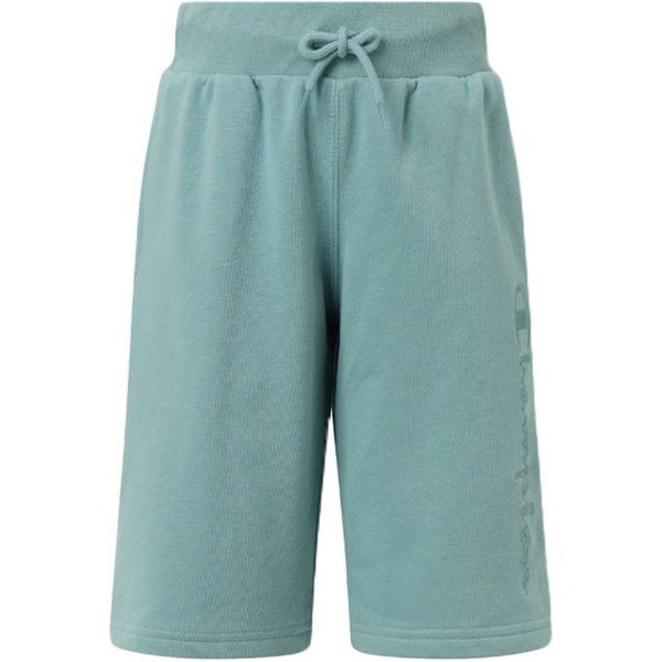 Champion Bermuda Logo Tonale Azzurro Bambino S