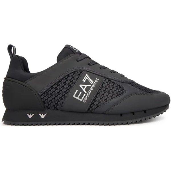 Ea7 Nero&Bianco Laces Antracite Argento - Sneakers Uomo EUR 44 / US 10