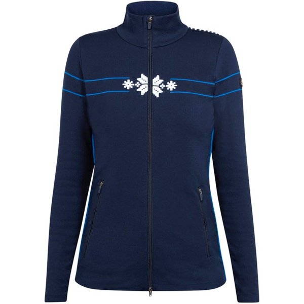 Newland Maglia Sci Bella Full Zip Navy Bianco Donna S