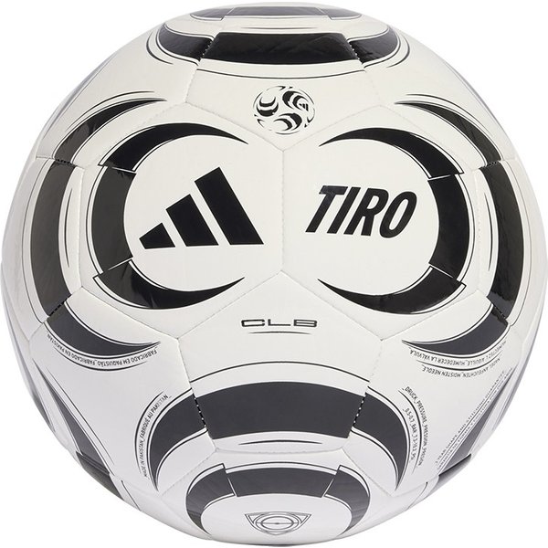 ADIDAS Pallone Da Calcio Tiro Club Bianco Nero 4