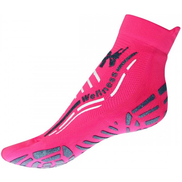 R-Evenge Calze Palestra Wellness Fucsia Fluo Azzurro Uomo 34/37