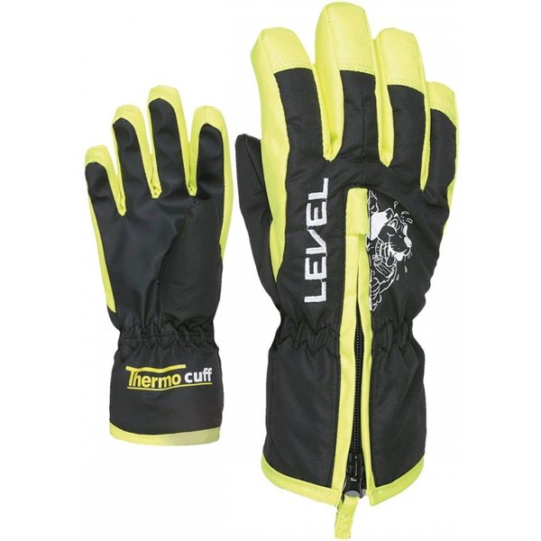 Level Guanti Sci Dudy Nero Giallo Bambino II