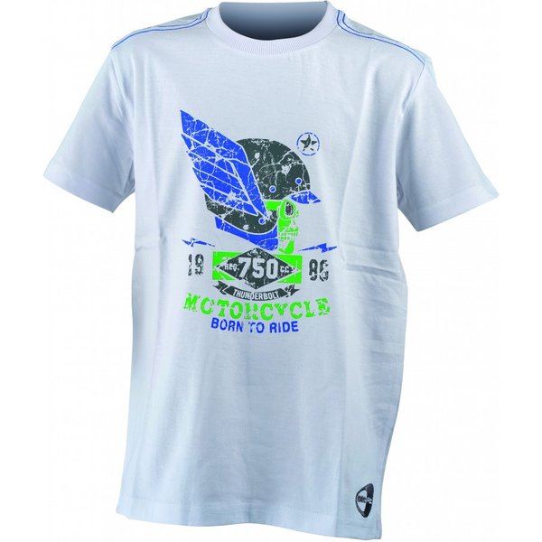 Get Fit T-Shirt Teschio Bianco Bambino 8 Anni
