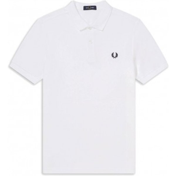 Fred Perry Polo Tono Su Tono Bianco Uomo S
