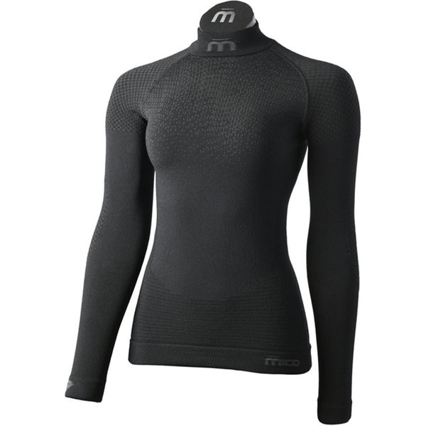 Mico Sport Maglia Termica Trekking Superthermo Primaloft Nero Donna I