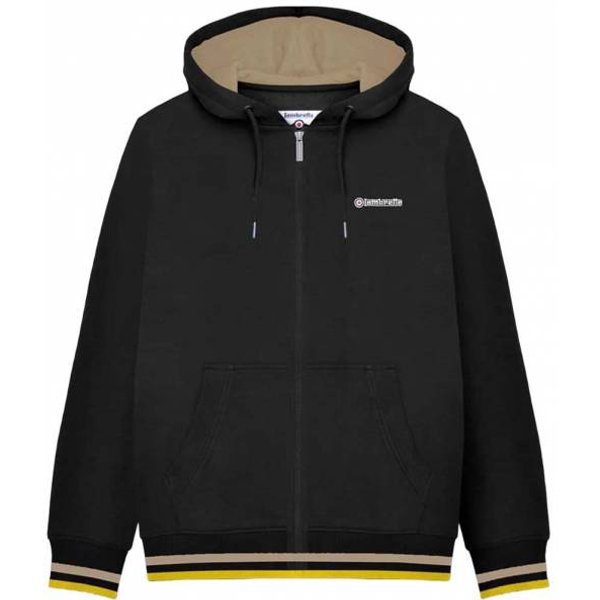 Lambretta Full Zip Uomo Felpa Con Zip E Cappuccio SS1241-BLK-CG-image