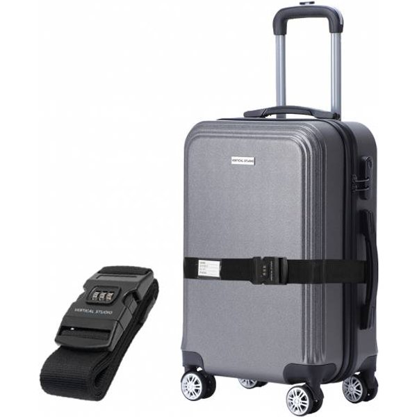 Vertical Studio "Bergen" 20" Trolley Bagaglio A Mano Grigio Inclusa Tracolla Per Bagaglio Gratuita-image