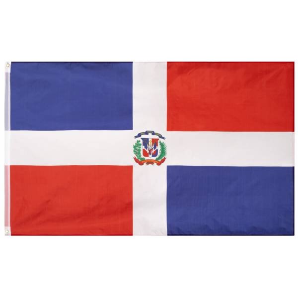 Repubblica Dominicana Bandiera Muwo "Nations Together" 90 X 150 Cm-image