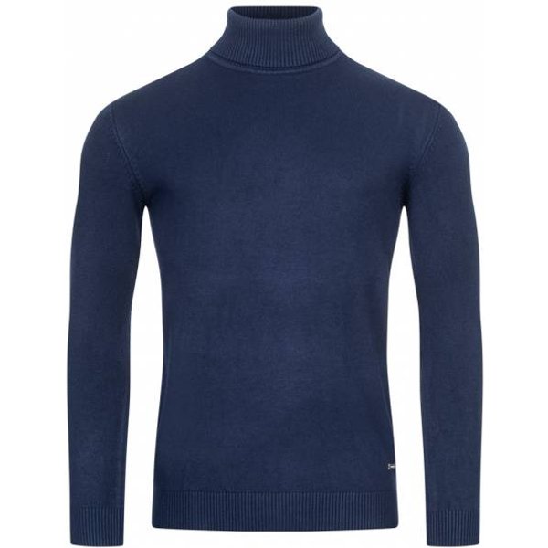Mont Emilian "Le Mans" Uomo Maglione A Collo Alto Marina-image