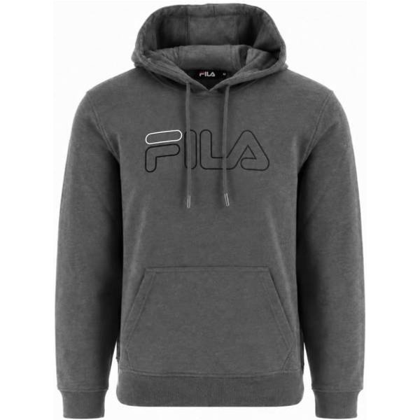 Fila "Zack" Retro Felpa Con Cappuccio Uomo Felpa Con Cappuccio Lmspm008-Carbone-image