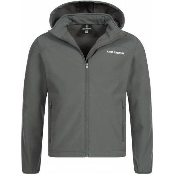 KirkjubØUr® "Hestur" Uomo Giacca Softshell 10.000 Mm Colonna D'acqua Grigio-image