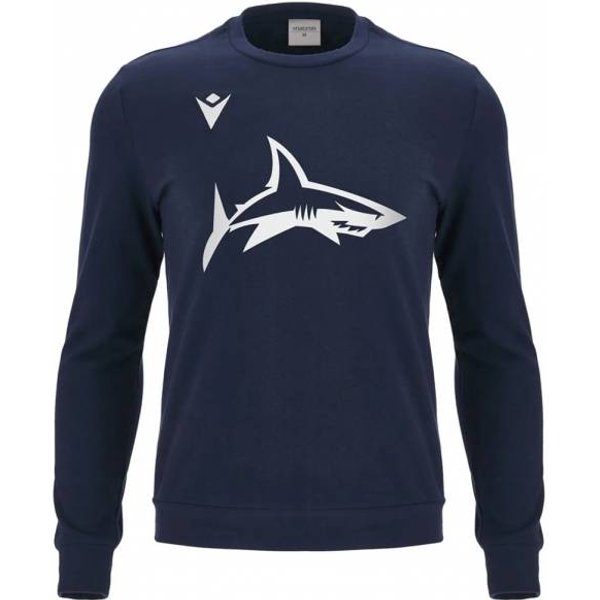 Sale Sharks Rugby Macron Uomo Felpa Casual 70001588-image