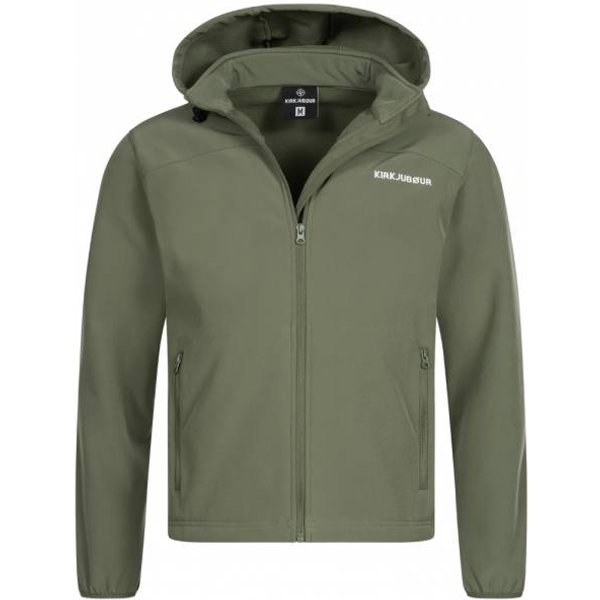KirkjubØUr® "Hestur" Uomo Giacca Softshell Colonna D'acqua 10.000 Mm Verde-image