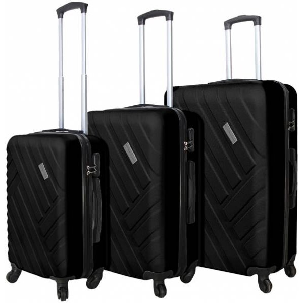Vertical Studio "Vantaa" Valigia Set Da 3 20" 24" 28" Nero-image