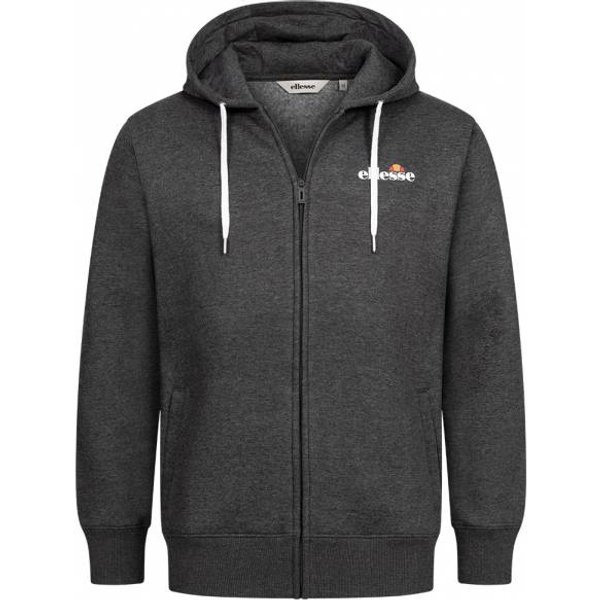 Ellesse Klemerio Full Zip Hombre Sudadera Con Cremallera Y Capucha Sop23857-Gris Oscuro-image