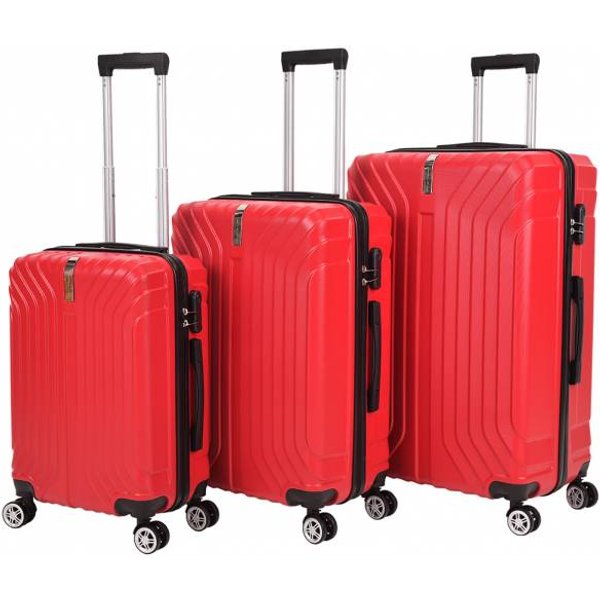Vertical Studio "Kittilä" Valigia Set Da 3 20" 24" 28" Rosso-image