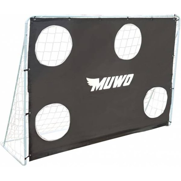 Muwo FußBalltor Mit Torwand 217 X 153 Cm-image
