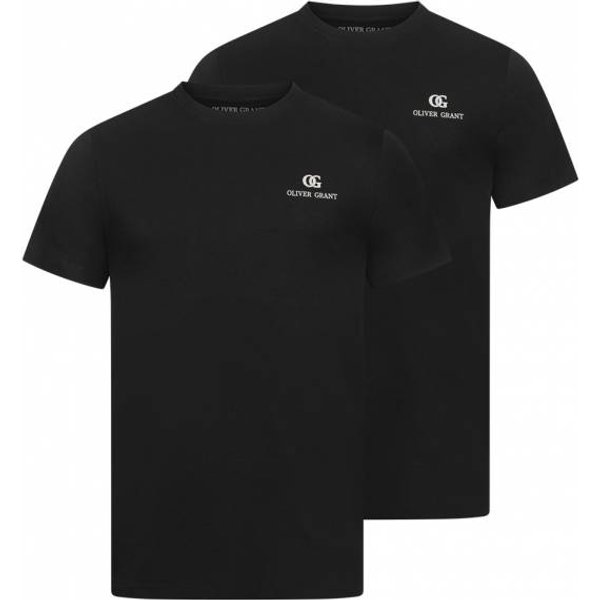 Oliver Grant® Uomo Canottiere A Collo Tondo Set Da 2 Nero 39493133-image