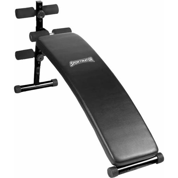 Sportinator Sit Up Regolabile Per Allenamento Panca Pesi Nero-image