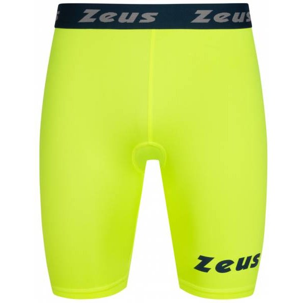 Zeus Bermuda Elastic Pro Uomo Leggings Sportivi Giallo Neon-image