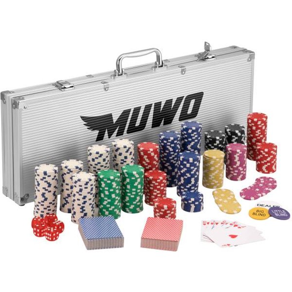 Muwo "All In" Valigetta Da Poker-Set Con 500 Fiches-image