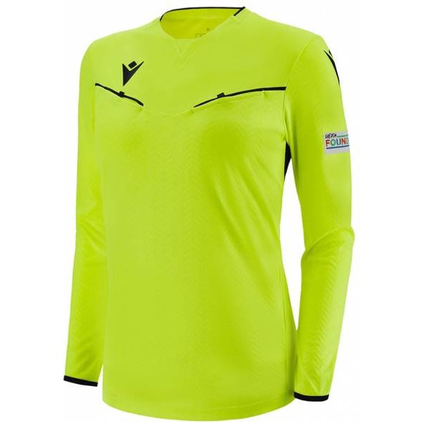 Uefa Macron Donna Maglia Da Arbitro A Manica Lunga 58575163-image