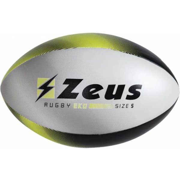 Zeus Pallone Da Rugby Nero / Giallo Neon-image